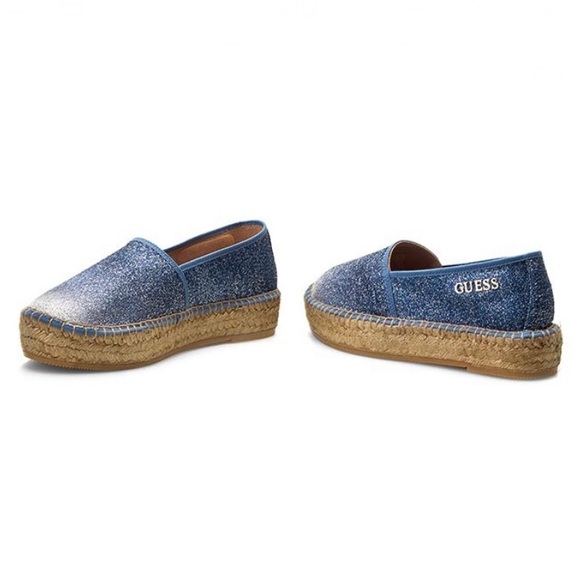 GUESS ‘Rosina’ blue ombré espadrilles flats - Picture 5 of 13
